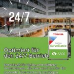 Toshiba S300 Surveillance-Festplatte 2 TB, 3,5 Zoll SATA