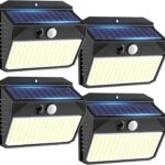 SIGRILL Solarlampen Aussen mit Bewegungsmelder, 4 oder 6 Stück, 150 LED
