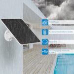 NIVIAN Solarpanel 6 W für IP-Überwachungskameras