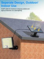 MinPea Solarlampen 2er-Set Aussen mit Bewegungsmelder