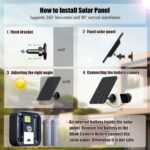 Rhorawill 4W Solarpanel für Blink Outdoor Kamera
