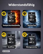 Intenso Premium microSDXC 64 GB mit SD-Adapter