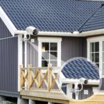 Akoemxeeo Klemmhalterung für Tapo C425 und EufyCam, Metall, Weiss, 2 Stück