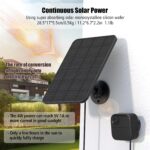 Rhorawill 4W Solarpanel für Blink Outdoor Kamera