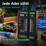 Takit Netzwerktester RJ45 CAT5e bis CAT8