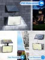 MinPea Solarlampen 2er-Set Aussen mit Bewegungsmelder