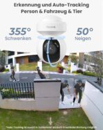 Reolink Home Hub Mini mit zwei E1 Outdoor PTZ-Kameras