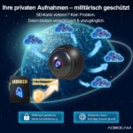 Mini Kamera 4K WLAN mit Akku und Standfuss
