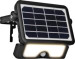 Luceco Solar-LED-Flutlichtstrahler mit PIR-Bewegungsmelder