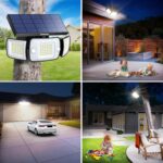 INTELAMP Solarlampe mit Bewegungsmelder und Fernbedienung