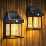Flacchi Solarlampe mit Bewegungsmelder als Set