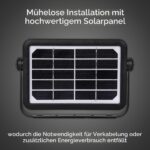 Luceco Solar-LED-Flutlichtstrahler mit PIR-Bewegungsmelder