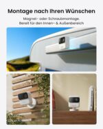 Reolink Argus MagiCam 4er-Set magnetische WLAN-Akku-Kamera