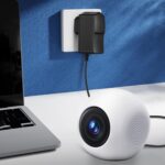 WINOMO 12V 1A Netzteil für CCTV-Kameras, EU-Stecker, LED-Anzeige, 1 m Kabel