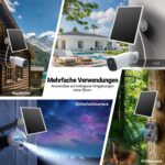 Orayafid 8W Solarpanel für Akku-Überwachungskameras