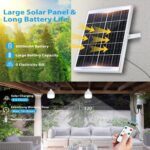 Aigostar Solarlampe mit Bewegungsmelder und Fernbedienung