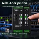 Takit Netzwerktester RJ45 CAT5e bis CAT8