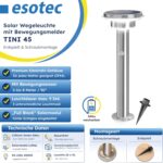 Esotec Tini 45 Solar Standleuchte mit PIR-Sensor