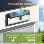 Philips Solarlampe Aussen mit Bewegungsmelder, 258 LEDs