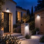 Peasur Solarlampe mit Bewegungsmelder Kaltweiss