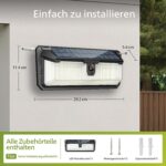 Philips Solarlampe Aussen mit Bewegungsmelder, 258 LEDs