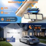 GEARLITE Solarlampe Aussen mit Bewegungsmelder
