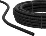 AUPROTEC geschlitztes Wellrohr 2 m schwarz