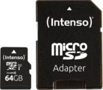 Intenso Premium microSDXC 64 GB mit SD-Adapter