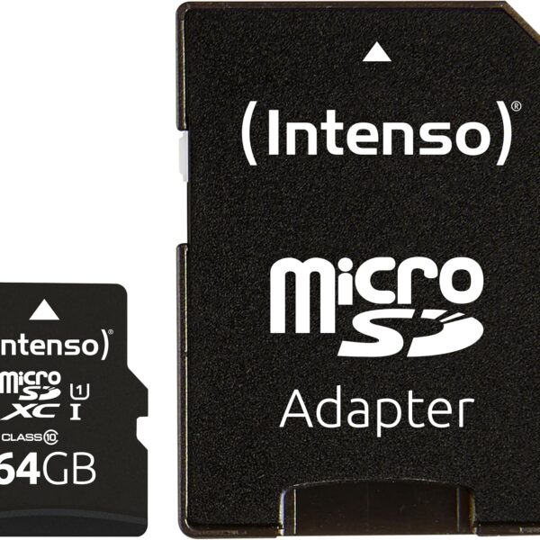 Intenso Premium microSDXC 64 GB mit SD-Adapter