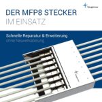Telegärtner MFP8 RJ45-Stecker Cat6A geschirmt T568A