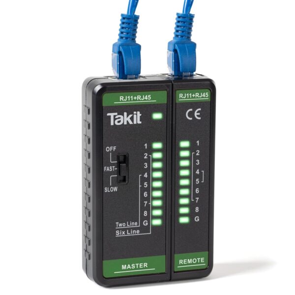 Takit Netzwerktester RJ45 CAT5e bis CAT8