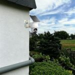 WiTi Eckhalterung für Überwachungskameras, weiss, Wandmontage an der Ecke