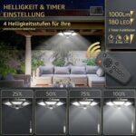 yowin Solar-Strahler mit Bewegungsmelder und Fernbedienung
