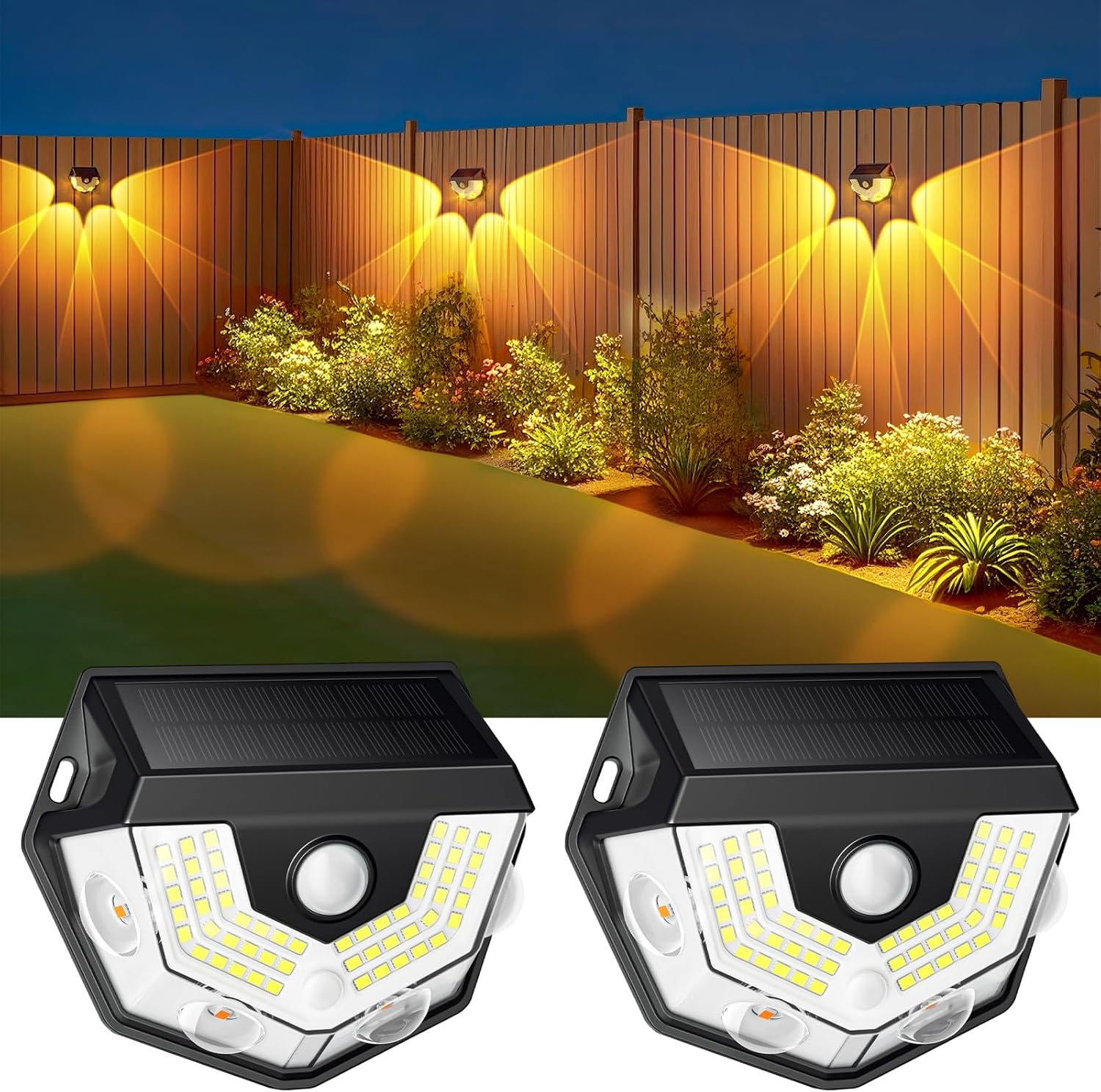 Goffii Bild 1 Goffii Solarlampe mit Bewegungsmelder für Aussen
