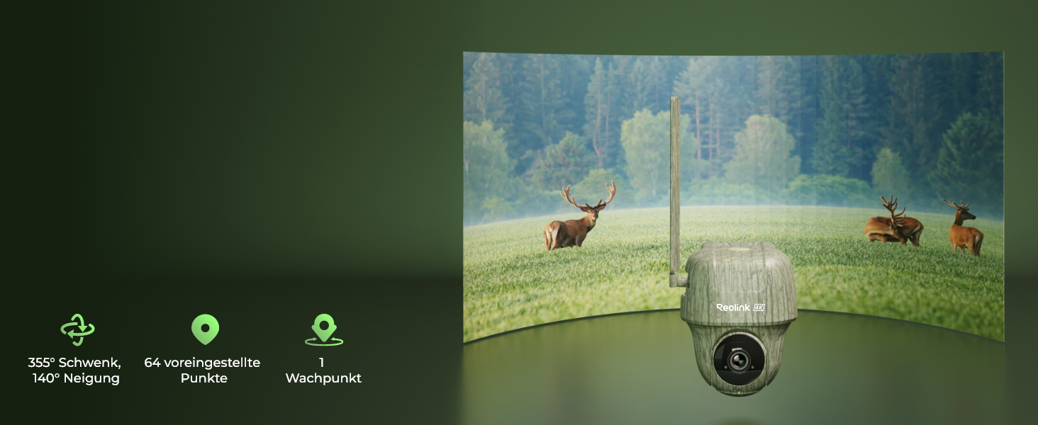 Reolink Go Ranger PT+SR3 4G-Kamera mit Solarpanel in 4K für Aussen – Detail 1
