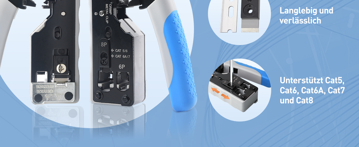 Cable Matters All-in-One RJ45 Crimpzange – Detail 5