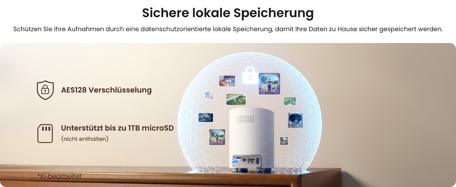 Reolink Akku-Türklingel mit Home Hub Mini, 2K-Kamera mit 1:1-Ansicht – Detail 11