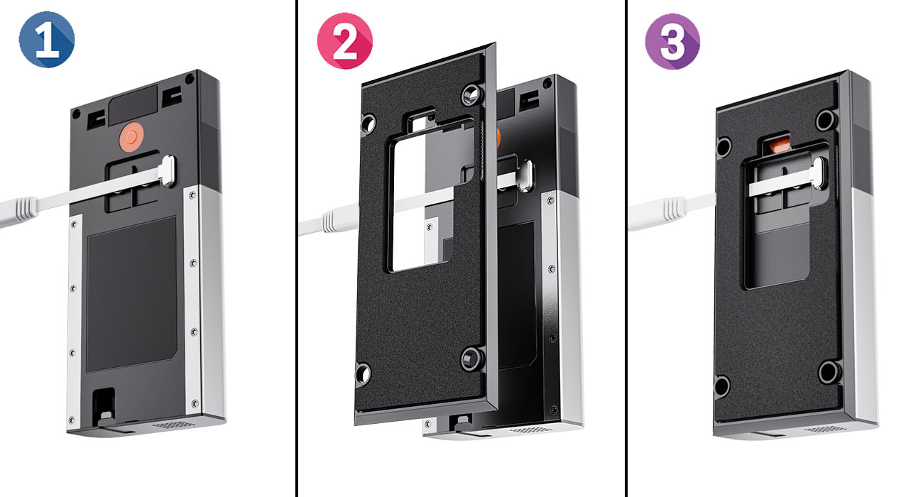 LIFEMOI Solarpanel mit Akku für Ring Battery Doorbell – Detail 3