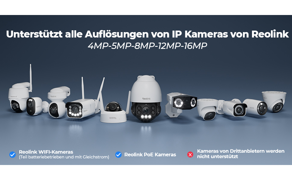 Reolink NVR RLN36 36-Kanal PoE Rekorder ohne Festplatte – Detail 7