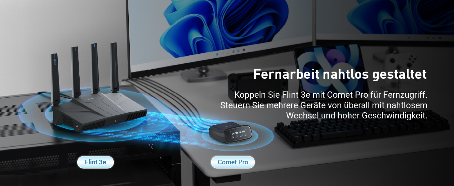 GL.iNet Flint 3e Wi-Fi 7 Router mit VPN – Detail 3