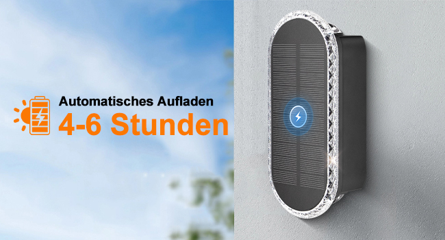 ELLASAY Solar Wandleuchte Aussen Up und Down IP65, 4 bis 10 Stück – Detail 3