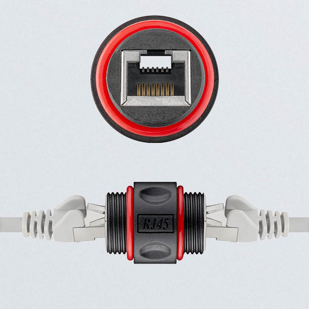 goobay Outdoor RJ45 Verbinder IP68 Cat 6 STP – Detail 3