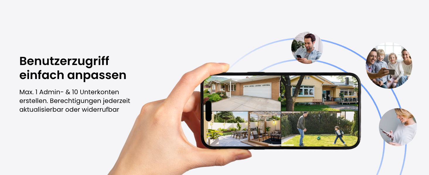Reolink Home Hub Mini mit zwei Lumus 2K Überwachungskameras für Aussen – Detail 14