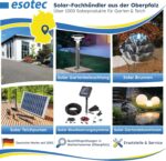 Esotec Tini 85 Solar Standleuchte mit PIR-Sensor