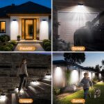 vighep Solar-Wandleuchte Aussen mit Bewegungsmelder, 318 LED
