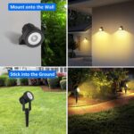 T-SUNUS Solarstrahler Gelb im Set Aussen Garten
