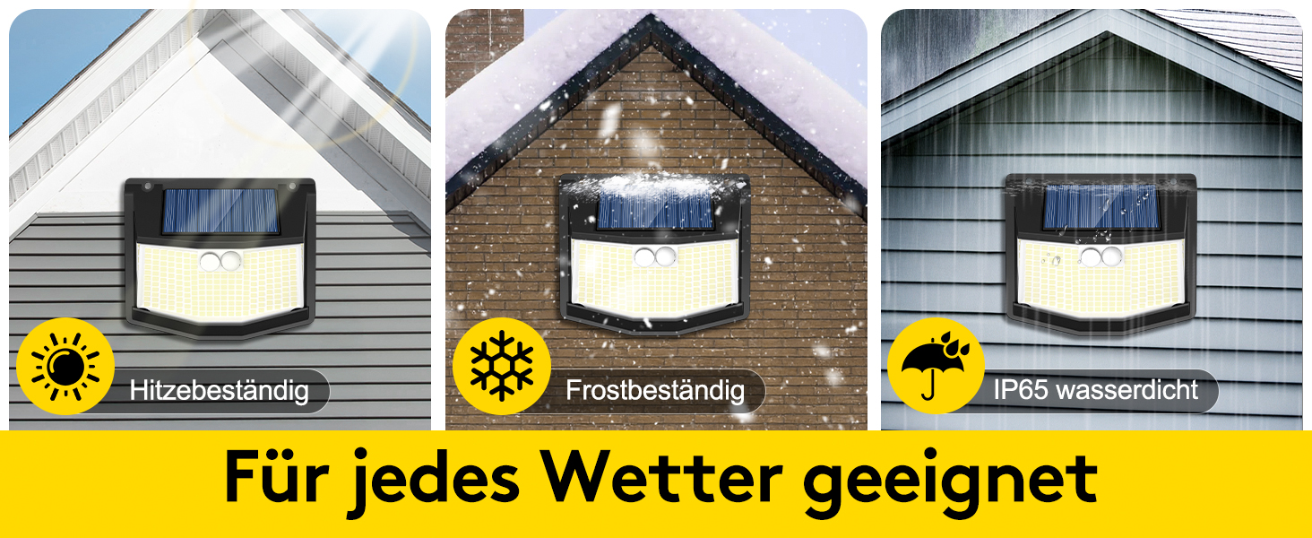 CZHHMART Solarlampe für Aussen mit Bewegungsmelder und 248 LEDs – Detail 3