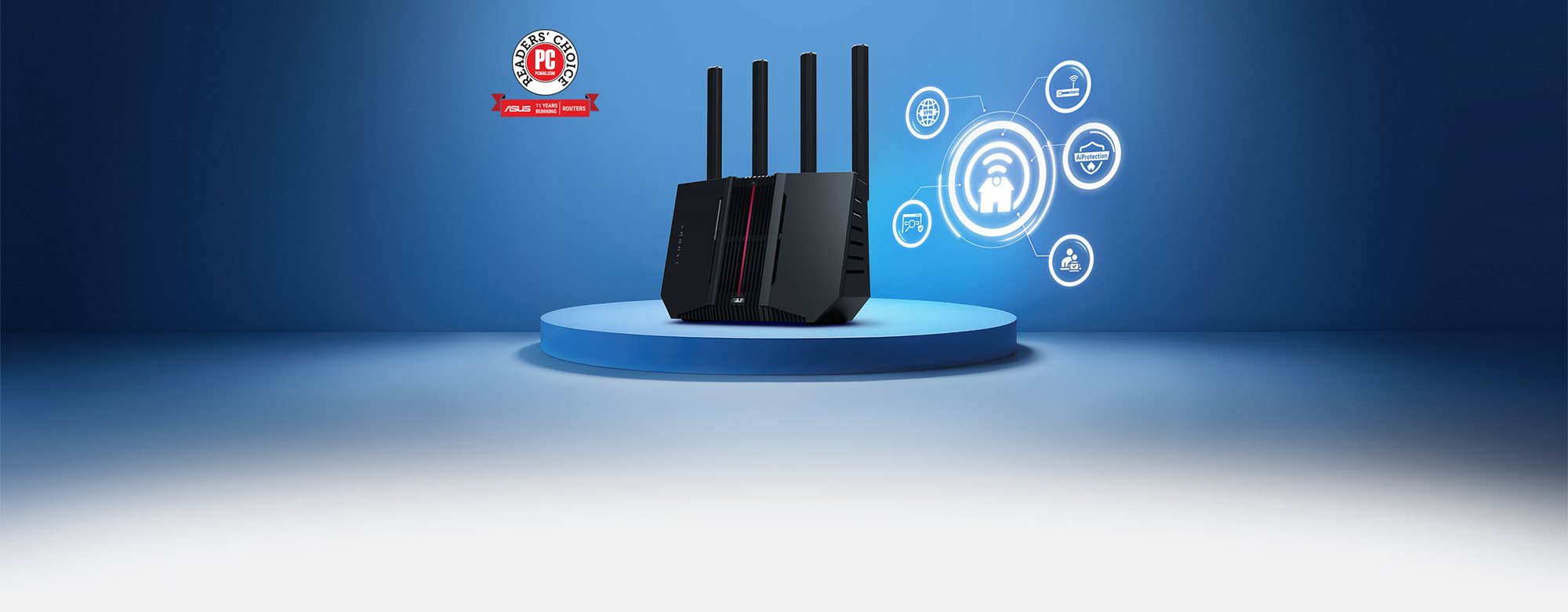 ASUS RT-BE92U Wi-Fi 7 WLAN-Router – Detail 1