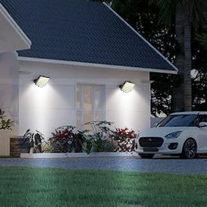 MPJ Solarlampe mit Bewegungsmelder und getrenntem Solarpanel – Detail 7
