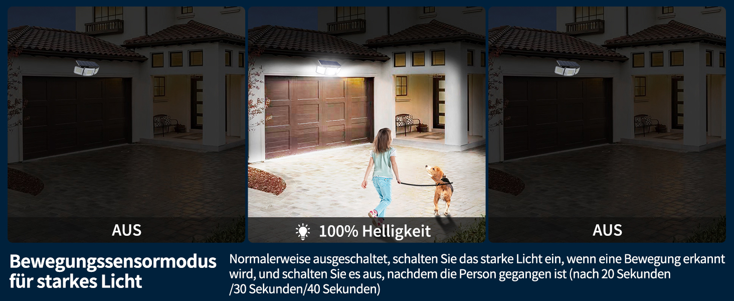 INTELAMP Solarlampe mit Bewegungsmelder und Fernbedienung – Detail 6